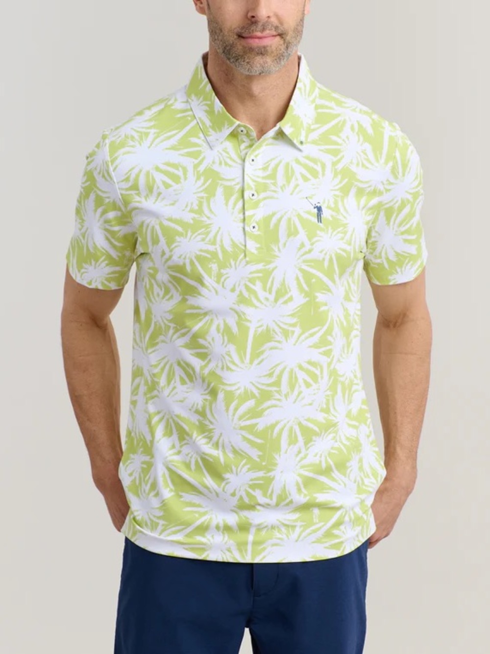 William Murray Printed Golf Polo